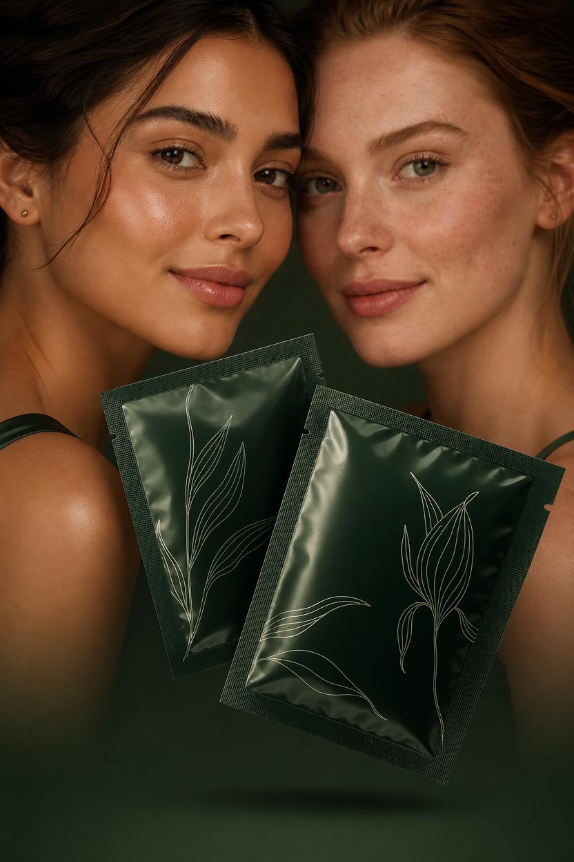 DermaAI Monthly Kit — Step 1 Hydrating Oil and Step 2 Collagen Mask